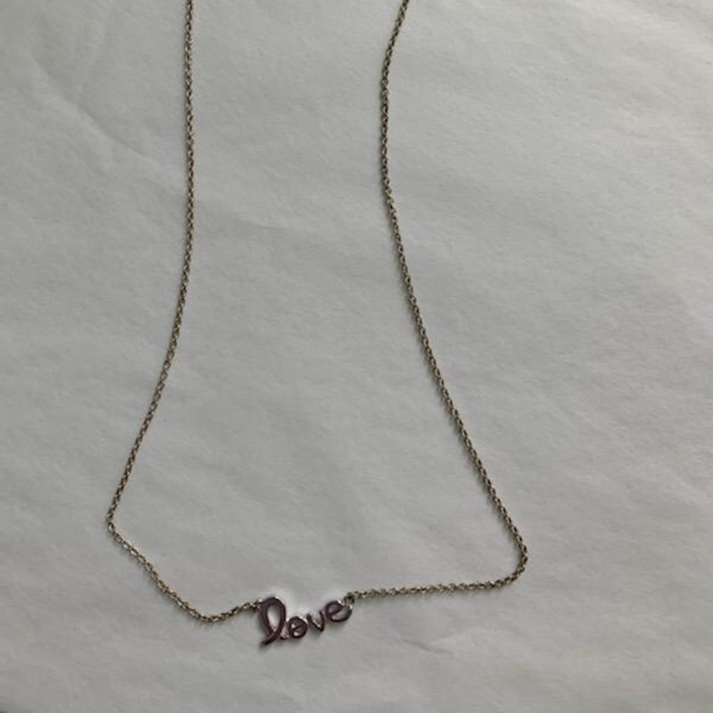 Silver Love necklace